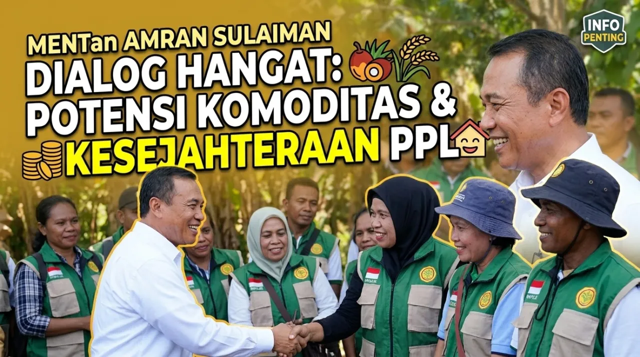 Menteri Pertanian Amran Sulaiman Gelar Pertemuan Hangat Bersama Penyuluh Pertanian: Bahas Potensi Komoditas hingga Kesejahteraan PPL — News